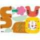 Joc creativ Stick N Play cu scene 3D si stickere repozitionabile - Animale Safari Joc creativ Stick N Play cu scene 3D si stickere repozitionabile - Animale Safari
