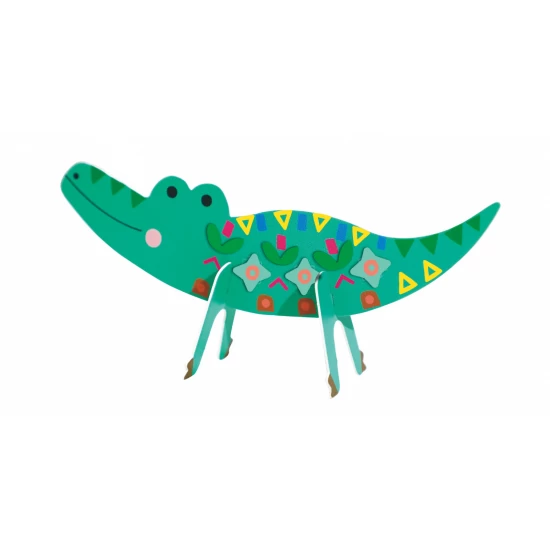 Joc creativ Stick N Play cu scene 3D si stickere repozitionabile - Animale Safari Joc creativ Stick N Play cu scene 3D si stickere repozitionabile - Animale Safari