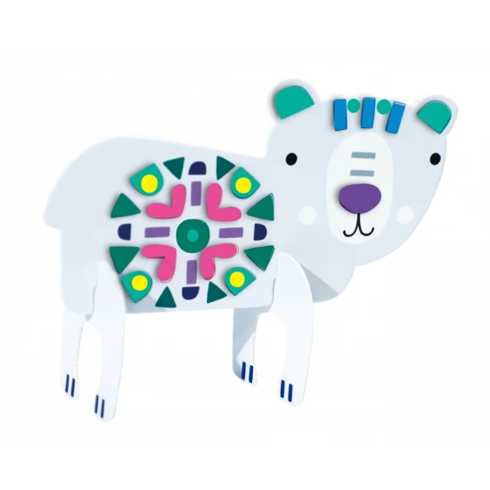 Joc creativ Stick N Play cu scene 3D si stickere repozitionabile - Animale polare si marine Joc creativ Stick N Play cu scene 3D si stickere repozitionabile - Animale polare si marine