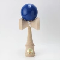 Joc de indemanare din lemn Kendama Ozora 18 cm - Albastru