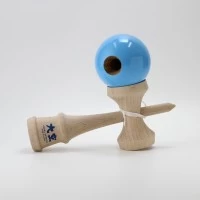 Joc de indemanare din lemn Kendama Ozora 18 cm - Bleu