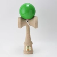Joc de indemanare din lemn Kendama Ozora 18 cm - Verde