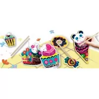 Joc de pescuit 2 in 1 razuibil Scratch N Catch - Desert delicios