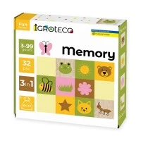 Joc din lemn Memorie 32 piese Igroteco