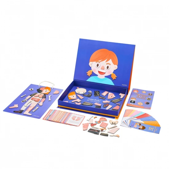 Joc educativ magnetic - Totul despre Corp si Emotii Joc educativ magnetic - Totul despre Corp si Emotii