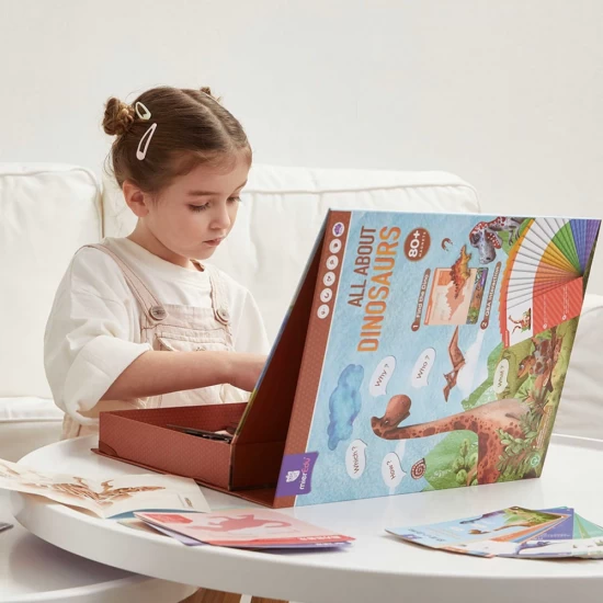 Joc educativ magnetic - Totul despre Dinozauri Joc educativ magnetic - Totul despre Dinozauri