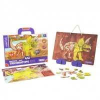 Joc magnetic educativ -Triceraptors