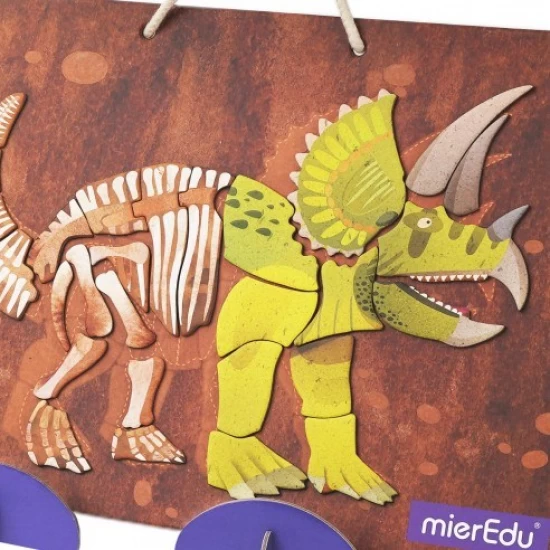 Joc magnetic educativ -Triceraptors