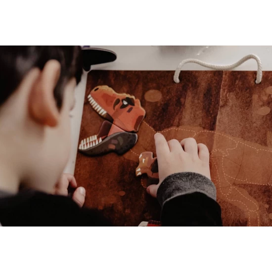 Joc magnetic educativ - Tyrannosaurus Rex
