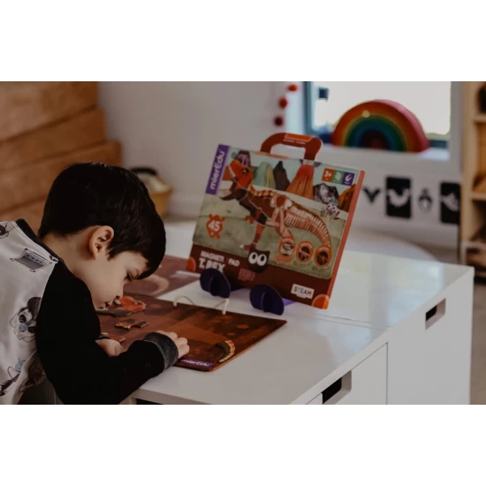 Joc magnetic educativ - Tyrannosaurus Rex