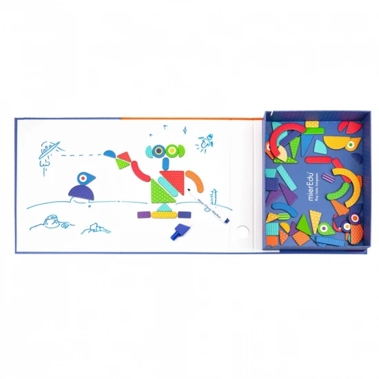 Joc puzzle magnetic de arta si asociere - Forme Joc puzzle magnetic de arta si asociere - Forme