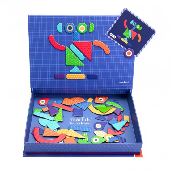 Joc puzzle magnetic de arta si asociere - Forme Joc puzzle magnetic de arta si asociere - Forme
