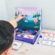 Joc puzzle magnetic de arta si asociere - Lumea dinozaurilor Joc puzzle magnetic de arta si asociere - Lumea dinozaurilor