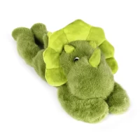 Jucarie din plus pentru relaxare si antistres Dinozaur magnetic, 30 cm, verde