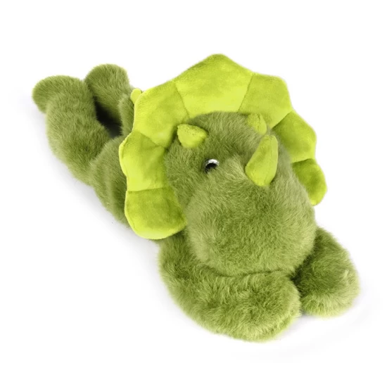 Jucarie din plus pentru relaxare si antistres Dinozaur magnetic, 30 cm, verde