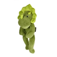 Jucarie din plus pentru relaxare si antistres Dinozaur magnetic, 30 cm, verde