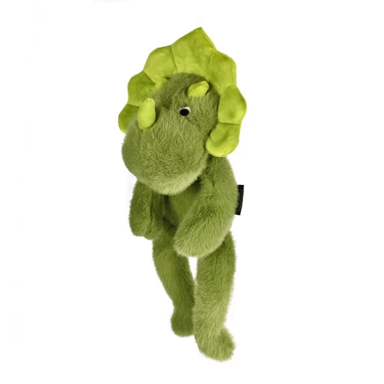 Jucarie din plus pentru relaxare si antistres Dinozaur magnetic, 30 cm, verde