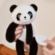 Jucarie din plus pentru relaxare si antistres Urs Panda, magnetic, 30 cm