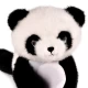 Jucarie din plus pentru relaxare si antistres Urs Panda, magnetic, 30 cm