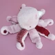 Jucarie moale din plus Caracatita 30 cm roz