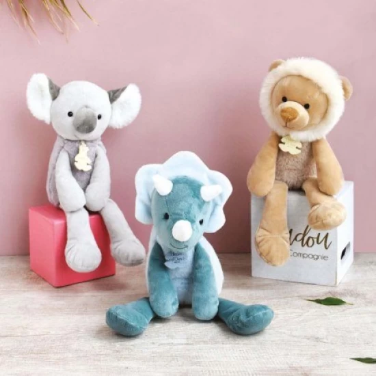 Jucarie moale din plus Leu 30 cm bej