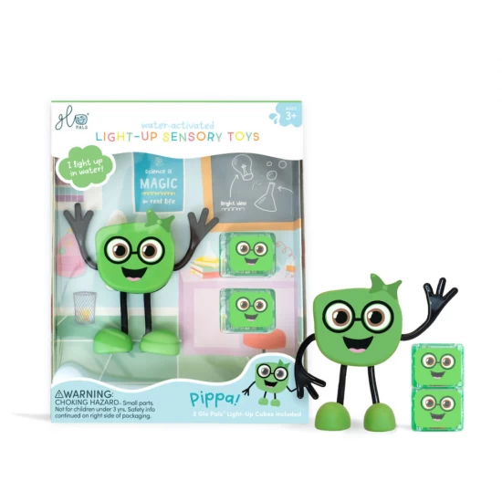 Jucarie senzoriala luminoasa de baie Pippa Glo Pal verde Jucarie senzoriala luminoasa de baie Pippa Glo Pal verde