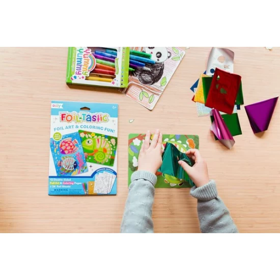Kit Arta cu folie Foil-tastic - Awesome Animals Kit Arta cu folie Foil-tastic - Awesome Animals