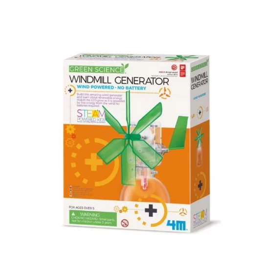 Kit constructie Generator eolian Stiinta Verde Green Science
