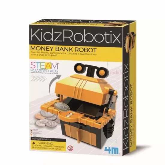 Kit constructie robot - Money Bank Robot, Kidz Robotix Kit constructie robot - Money Bank Robot, Kidz Robotix