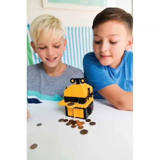 Kit constructie robot - Money Bank Robot, Kidz Robotix Kit constructie robot - Money Bank Robot, Kidz Robotix