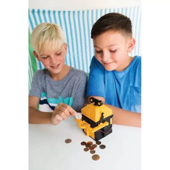 Kit constructie robot - Money Bank Robot, Kidz Robotix Kit constructie robot - Money Bank Robot, Kidz Robotix