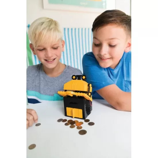 Kit constructie robot - Money Bank Robot, Kidz Robotix Kit constructie robot - Money Bank Robot, Kidz Robotix