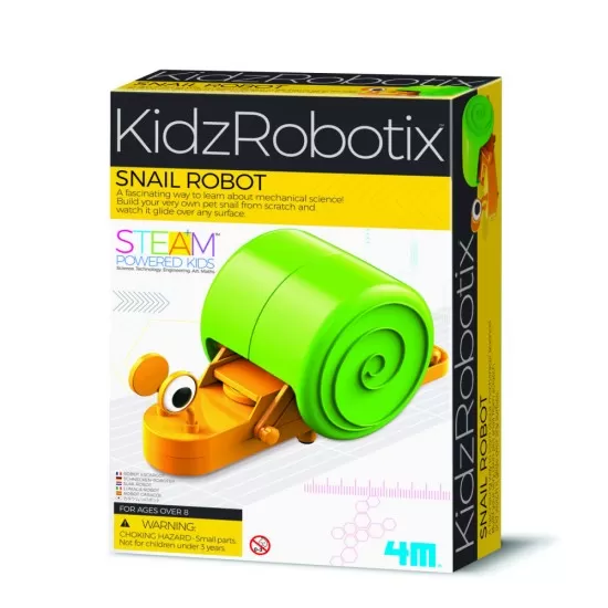 Kit constructie robot - Snail Robot, Kidz Robotix Kit constructie robot - Snail Robot, Kidz Robotix