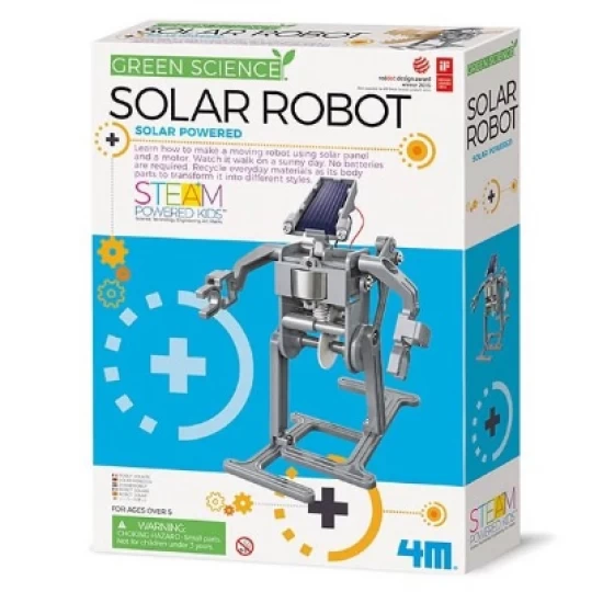 Kit constructie Robot solar Stiinta Verde Green Science