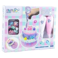 Kit creativ Decoden, Caseta de bijuterii de decorat cu pasta colorata, +6 ani