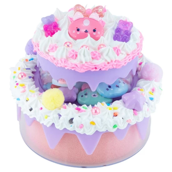 Kit creativ Decoden, Caseta de bijuterii de decorat cu pasta colorata, +6 ani