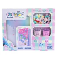 Kit creativ Decoden, Jurnal Kawaii de decorat cu pasta colorata, +6 ani