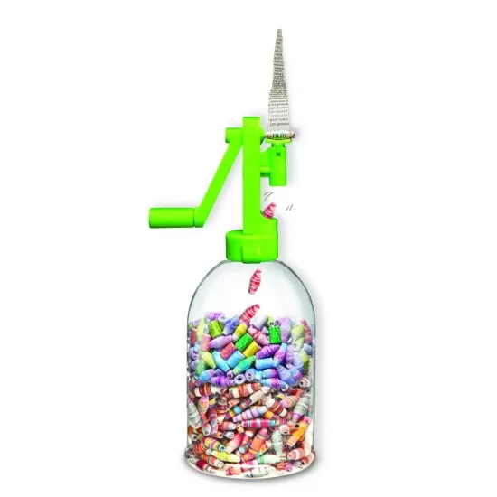 Kit creativ - Margele din hartie reciclata, Green Creativity Kit creativ - Margele din hartie reciclata, Green Creativity