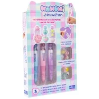 Kit creativ Momomi pentru personalizarea pixurilor in stil Kawaii