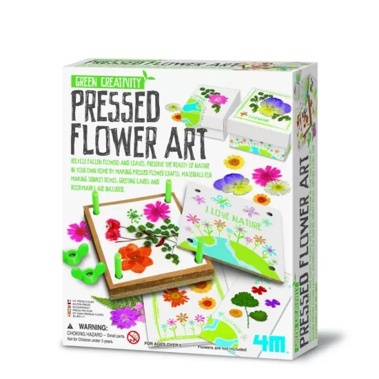 Kit creativ - Presa pentru flori si frunze, Green Creativity Kit creativ - Presa pentru flori si frunze, Green Creativity