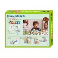 Kit de activitati cu creioane colorate - Distractie in 4 anotimpuri