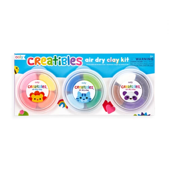 Kit DIY plastilina cu uscare la aer - Set de 12 culori si 3 ustensile Kit DIY plastilina cu uscare la aer - Set de 12 culori si 3 ustensile