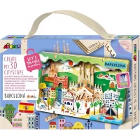 Kit DIY Peisaj Urban 3D din lemn – Barcelona