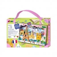 Kit DIY Peisaj Urban 3D din lemn - Paris