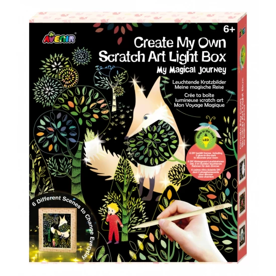Kit DIY de razuit Lumina de Veghe pentru camera - Calatorie Magica Kit DIY de razuit Lumina de Veghe pentru camera - Calatorie Magica