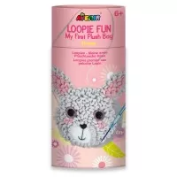 Set creativ DIY Loopie Fun -  Prima mea geanta de plus bucle Iepuras