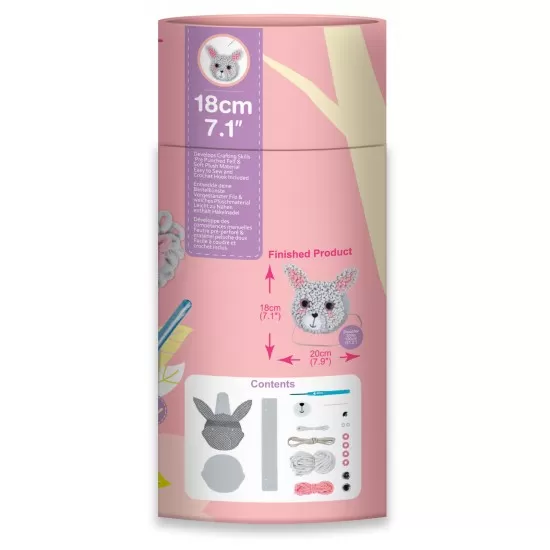 Set creativ DIY Loopie Fun - Prima mea geanta de plus bucle Iepuras Set creativ DIY Loopie Fun - Prima mea geanta de plus bucle Iepuras
