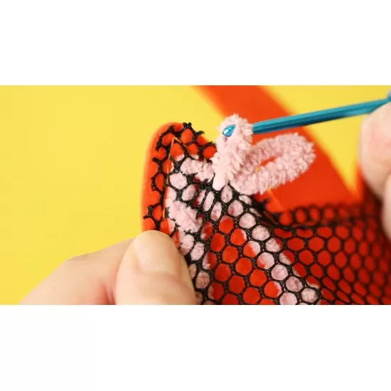 Set creativ DIY Loopie Fun - Prima mea geanta de plus bucle Iepuras Set creativ DIY Loopie Fun - Prima mea geanta de plus bucle Iepuras