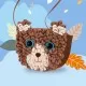 Set creativ DIY Loopie Fun - Prima mea geanta de plus bucle Ursulet Set creativ DIY Loopie Fun - Prima mea geanta de plus bucle Ursulet