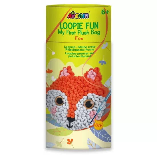 Set creativ DIY Loopie Fun -  Prima mea geanta de plus bucle Vulpe